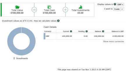 Porftfolio - 3 Nov 2015